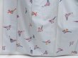 Photo4: 4220T01z740 Vintage Japanese Kimono Wool KOMON Bird toy Light gray (4)