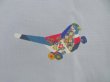 Photo6: 4220T01z740 Vintage Japanese Kimono Wool KOMON Bird toy Light gray (6)