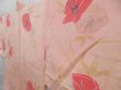 Photo2: 4220T03z440 Vintage Japanese Kimono Silk HAORI Flower Pink (2)