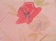 Photo4: 4220T03z440 Vintage Japanese Kimono Silk HAORI Flower Pink (4)