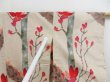 Photo8: 4220T06z610 Vintage Japanese Kimono Silk MEISEN KOMON Magnolia Sand beige (8)