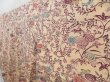 Photo2: 4220T11z900 Vintage Japanese Kimono Silk KOMON Flowers Champagne (2)