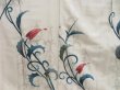 Photo8: 4220T13z700 Vintage Japanese Kimono Silk TSUKESAGE Flower Off-white (8)