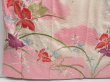 Photo6: 4224T02z1200 Vintage Japanese Kimono Silk FURISODE Iris Off-white (6)