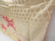 Photo4: 4224T04z900 Vintage Japanese Kimono Silk FURISODE Flowers Light cream (4)