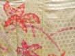 Photo8: 4224T04z900 Vintage Japanese Kimono Silk FURISODE Flowers Light cream (8)