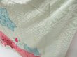 Photo4: 4224T07z1080 Vintage Japanese Kimono Silk FURISODE Paulownia Light blue (4)