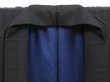 Photo7: 4225T01z800 Vintage Japanese Kimono Silk Men's  Plain Black (7)