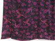 Photo4: 4225T02z650 Antique Japanese Kimono Silk KOMON Phoenix Black (4)