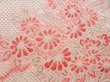 Photo4: 4225T08z500  Japanese Kimono Silk SHIBORI HAORI Chrysanthemum Pink (4)