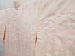 Photo7: 4225T08z500  Japanese Kimono Silk SHIBORI HAORI Chrysanthemum Pink (7)