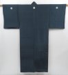 Photo3: 4226T01z760 Vintage Japanese Kimono Silk Men's  Plain Green-Gray (3)