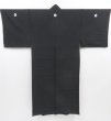 Photo4: 4226T03z610 Vintage Japanese Kimono Silk RO Men's See through Black (4)