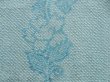 Photo4: 4226T05z530 Vintage Japanese Kimono Silk SHIBORI HAORI Flower Light blue (4)