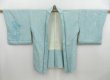 Photo5: 4226T05z530 Vintage Japanese Kimono Silk SHIBORI HAORI Flower Light blue (5)