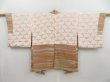 Photo6: 4226T11z570 Vintage Japanese Kimono Silk HAORI  Peach (6)