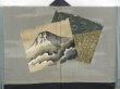 Photo2: 4227T03z520 Vintage Japanese Kimono Silk Men's OSHIMA HAORI Mt.Fuji (2)