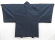 Photo5: 4227T05z510 Vintage Japanese Kimono Silk Men's HAORI Tokaido Blue-Gray (5)