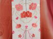 Photo6: 4228T05z770  Japanese Kimono Rinzu Silk FURISODE JUBAN Flowers Dull red (6)