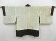 Photo5: 4228T10z500 Vintage Japanese Kimono Silk HAORI  Black (5)