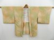 Photo5: 4229T09z640 Vintage Japanese Kimono Silk HAORI  Champagne (5)