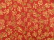 Photo3: 4301T03z560 Vintage Japanese Kimono Silk HAORI Mallet Orange-Red (3)