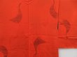 Photo3: 4301T04z550 Vintage Japanese Kimono Silk HAORI Peacock Orangered (3)