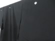 Photo2: 4301T15z680  UnusedJapanese Kimono Silk RO KUROMONTSUKI Black (2)