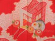 Photo3: 4303T04z470 Antique Japanese Kimono Silk JUBAN Royal cart Red (3)