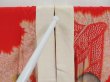 Photo6: 4303T04z470 Antique Japanese Kimono Silk JUBAN Royal cart Red (6)