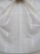 Photo7: 4303T09z310  Japanese Kimono Synthetic See through JUBAN Flower Off-white (7)