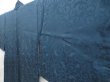 Photo2: 4304T03z570 Vintage Japanese Kimono Silk HAORI Karakusa Steel blue (2)