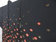 Photo2: 4304T09z710 Vintage Japanese Kimono Silk HAORI Plum blossom Black (2)