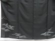 Photo5: 4306T02z520 Vintage Japanese Kimono Silk RO TOMESODE Boat Black (5)