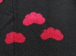 Photo4: 4306T05z560 Vintage Japanese Kimono Silk HAORI Pine Black (4)