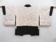 Photo7: 4306T05z560 Vintage Japanese Kimono Silk HAORI Pine Black (7)