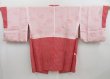 Photo6: 4307T08z610  Japanese Kimono Silk HAORI COAT Coral pink (6)