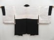 Photo7: 4307T09z590 Vintage Japanese Kimono Silk HAORI Temple Black (7)