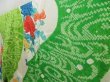 Photo2: 4309T01z1120 Vintage Japanese Kimono Silk FURISODE Chrysanthemum Yellow green (2)