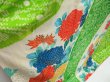 Photo3: 4309T01z1120 Vintage Japanese Kimono Silk FURISODE Chrysanthemum Yellow green (3)