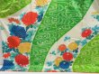 Photo5: 4309T01z1120 Vintage Japanese Kimono Silk FURISODE Chrysanthemum Yellow green (5)