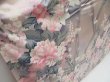 Photo3: 4309T02z1230 Vintage Japanese Kimono Silk FURISODE Flowers Ash pink (3)