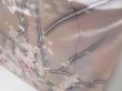 Photo4: 4309T02z1230 Vintage Japanese Kimono Silk FURISODE Flowers Ash pink (4)