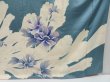 Photo7: 4309T03z1180 Vintage Japanese Kimono Silk FURISODE Peony Blue-Gray (7)