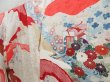 Photo2: 4309T09z1060 Vintage Japanese Kimono Silk FURISODE Royal cart Off-white (2)