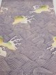 Photo1: 2Z02z  Japanese Kimono Silk  FABRIC Wave Light purple (1)