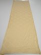 Photo5: 2Z01z50  Japanese Kimono Silk  FABRIC  Light yellow 39.4x14.4 (5)