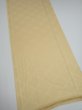 Photo2: 2Z03z80  Japanese Kimono Silk  FABRIC  Light yellow 63.0x14.4 (2)