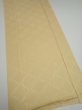 Photo2: 2Z04z80  Japanese Kimono Silk  FABRIC  Light yellow 63.0x14.4 (2)