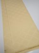 Photo2: 2Z06z80  Japanese Kimono Silk  FABRIC  Light yellow 63.0x14.4 (2)